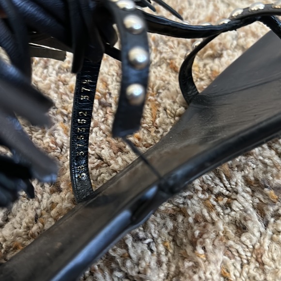 37.5 SAINT LAURENT GLADIATOR SANDALS - Picture 2 of 7